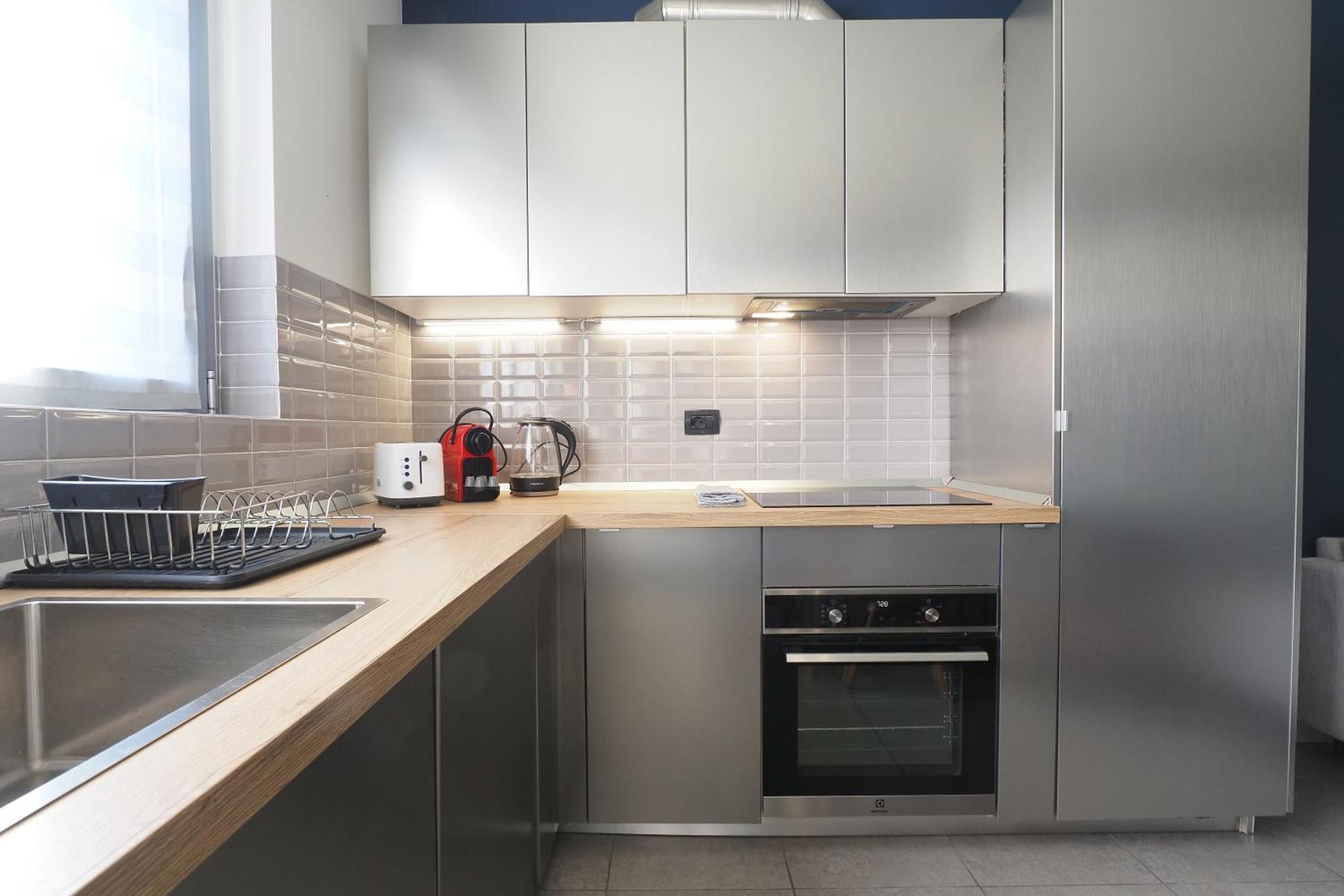 City Center - Modern Flat With Free Parking And Wifi - Apt A Bérgamo Exterior foto